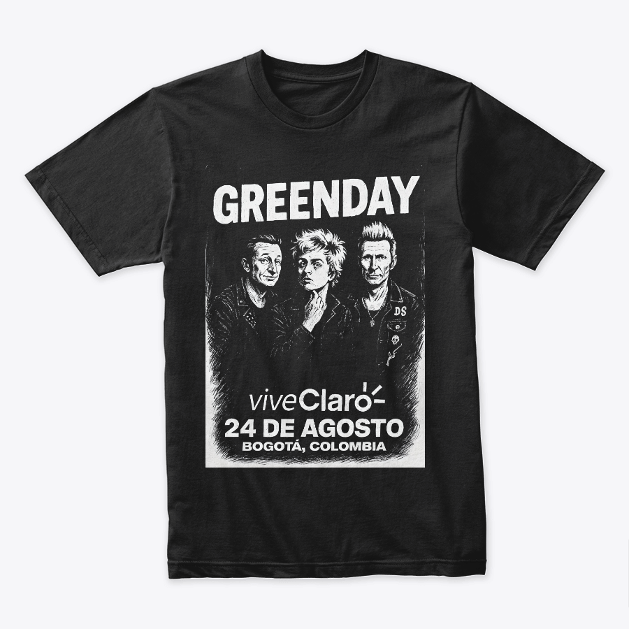 Camiseta Algodon Green Day Poster