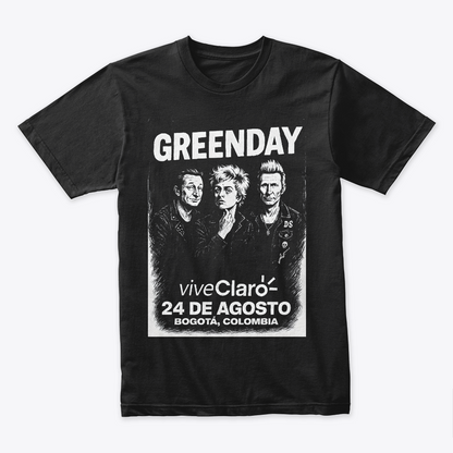 Camiseta Algodon Green Day Poster