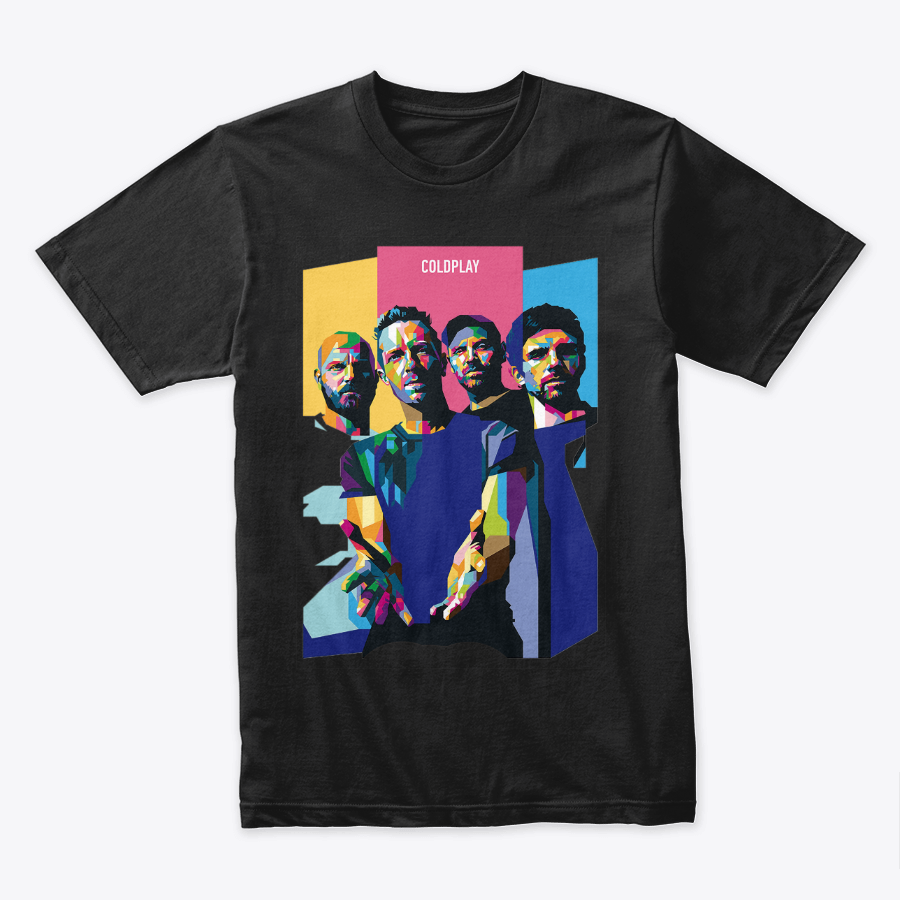 Camiseta Algodon Coldplay Art