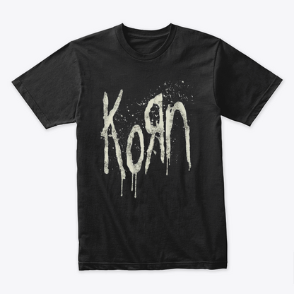 Camiseta Algodón Logo Korn Painted