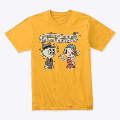 Camiseta Fin De Año Como Quieres Tu Que Te Quiera Cariñito