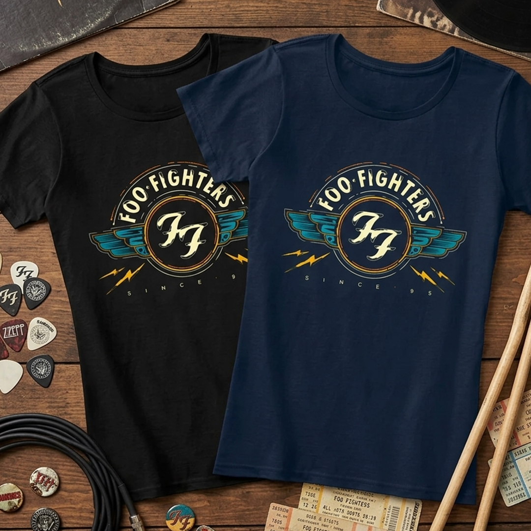 Foo Fighters Vintage Art Mujer