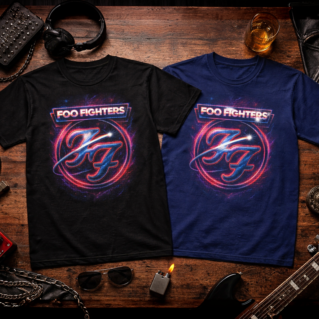 Camiseta Algodon Foo Fighters Logo
