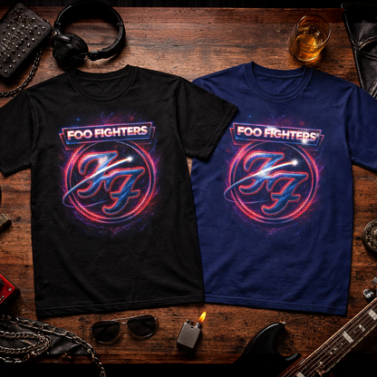Camiseta Algodon Foo Fighters Logo