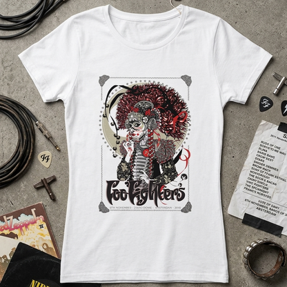 Camiseta Algodón Foo Fighters Amsterdam Poster
