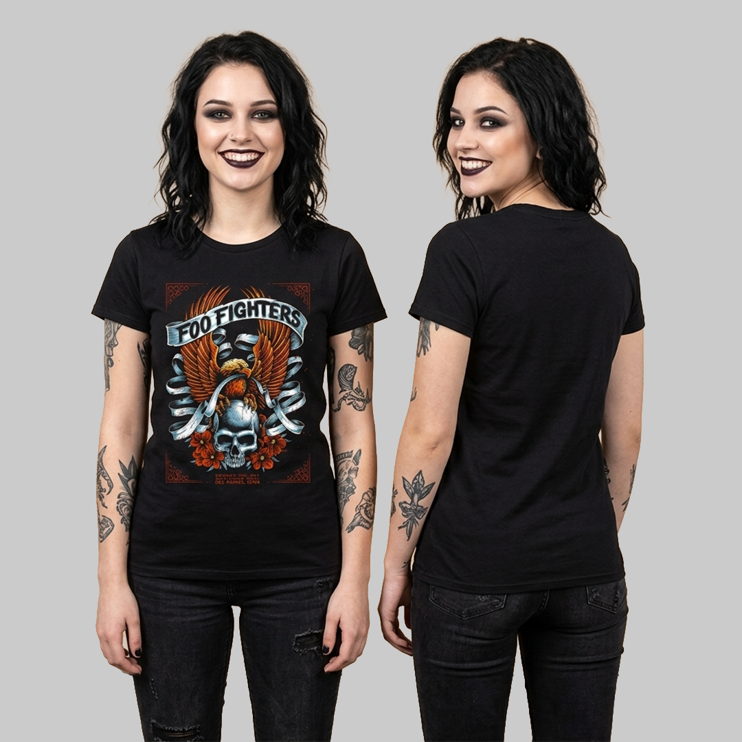 Camiseta Foo Fighters iowa Poster MUJER
