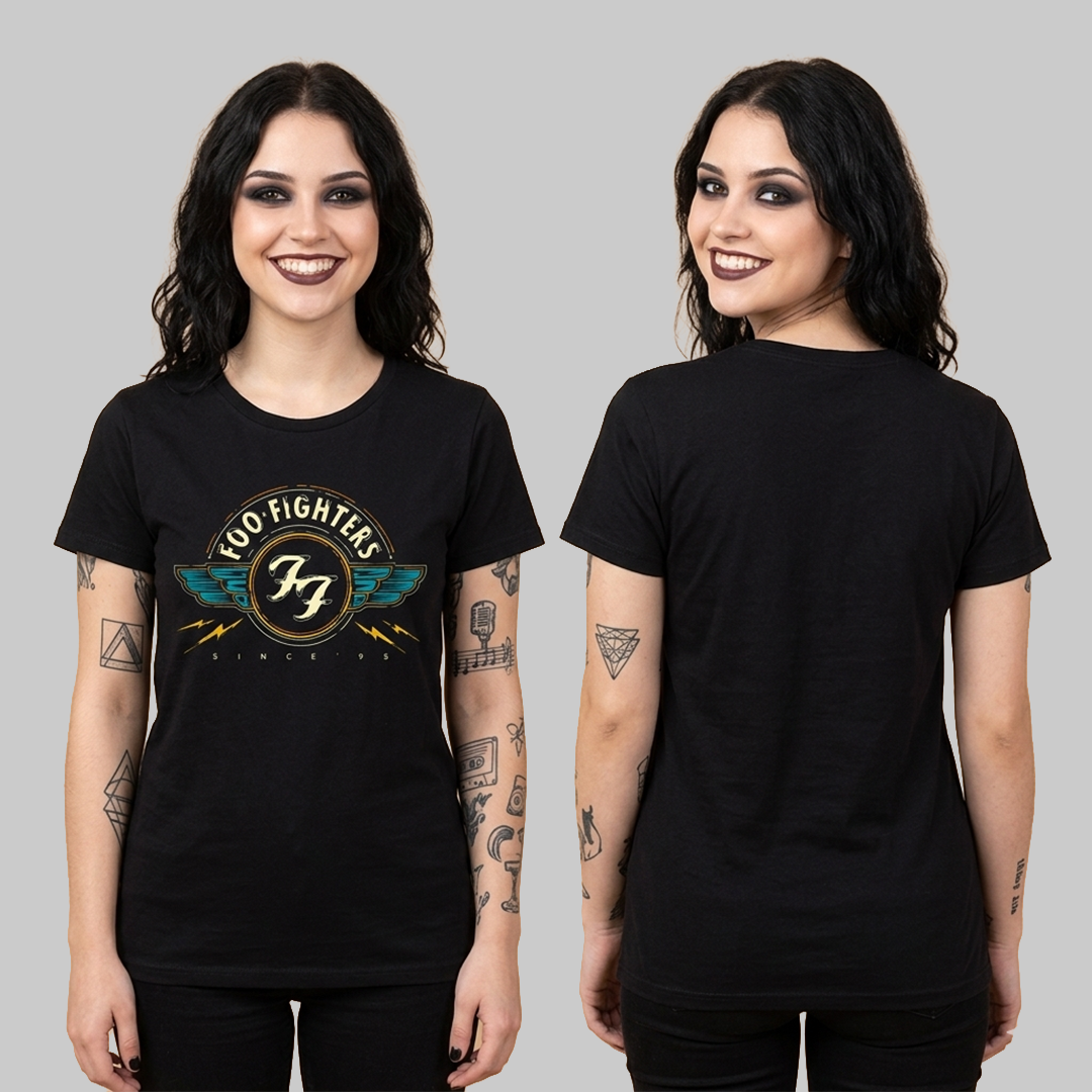 Foo Fighters Vintage Art Mujer
