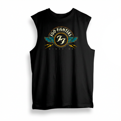 Esqueleto Manga Sisa Foo Fighters Vintage Art