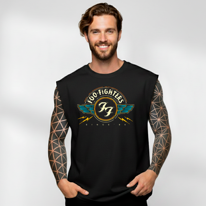 Esqueleto Manga Sisa Foo Fighters Vintage Art