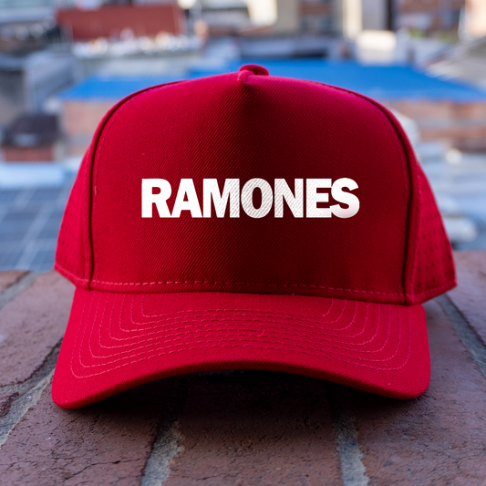 Gorra 5 Paneles Ramones Rojo