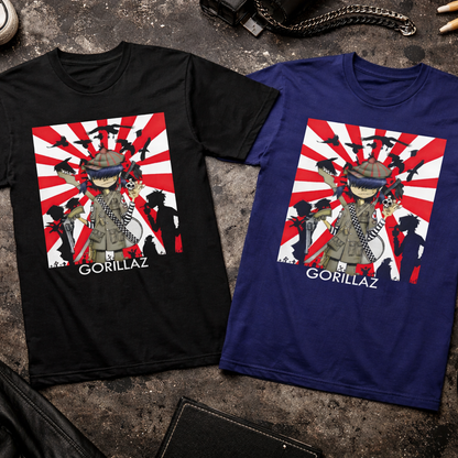 Camiseta Algodon Gorillaz Noodle