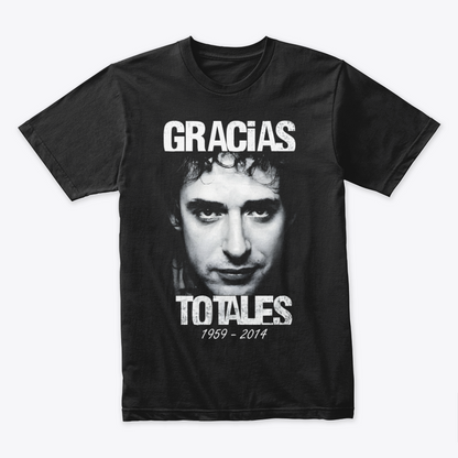 Camiseta Algodón Soda Stereo Cerati Gracias Totales