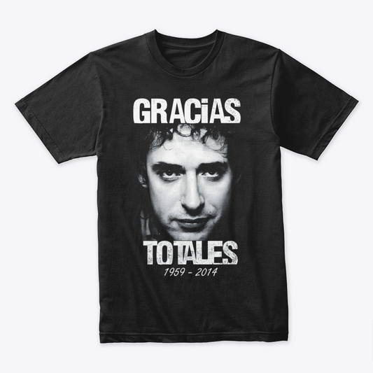 Camiseta Algodón Soda Stereo Cerati Gracias Totales