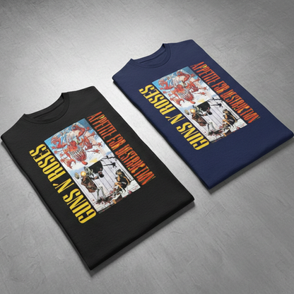 Camiseta Algodon Guns N Roses Appetite For Destruction Poster