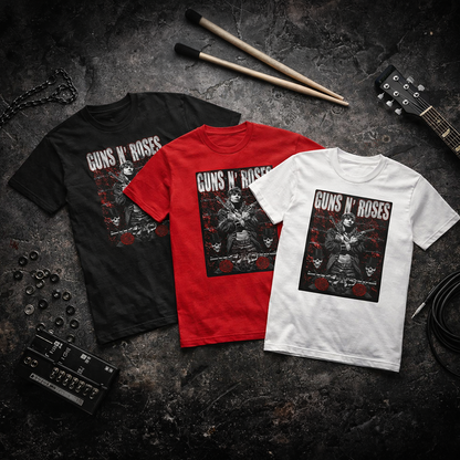 Camiseta Axl Rose Guns N Roses Art Poster