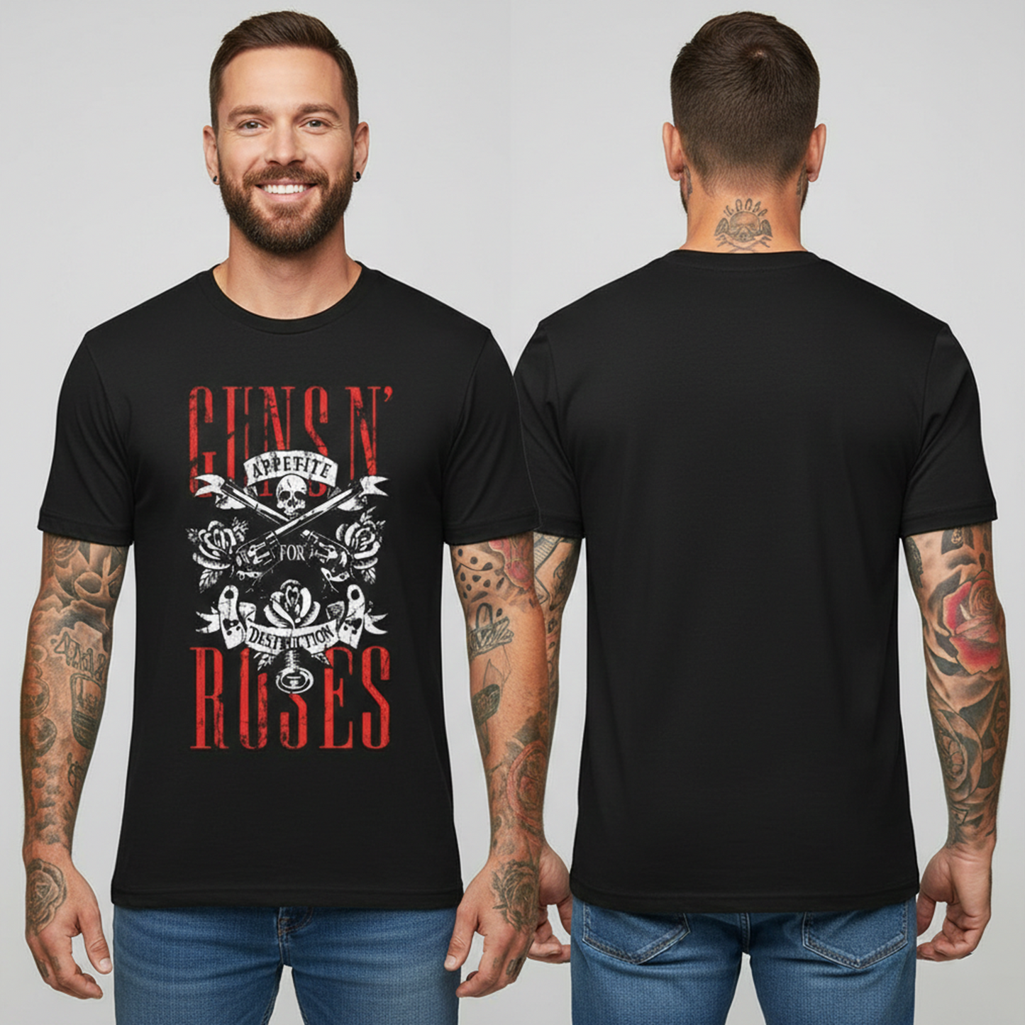 Camiseta en Algodón Guns N Roses Appetite Destruction