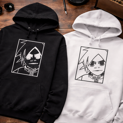 Buzo capota Gorillaz 2D