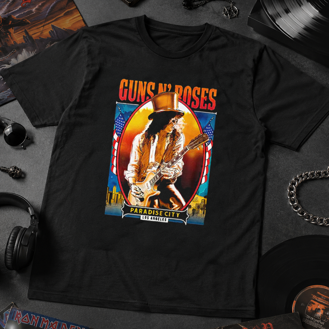 Camiseta Algodon Guns N Roses Paradise City
