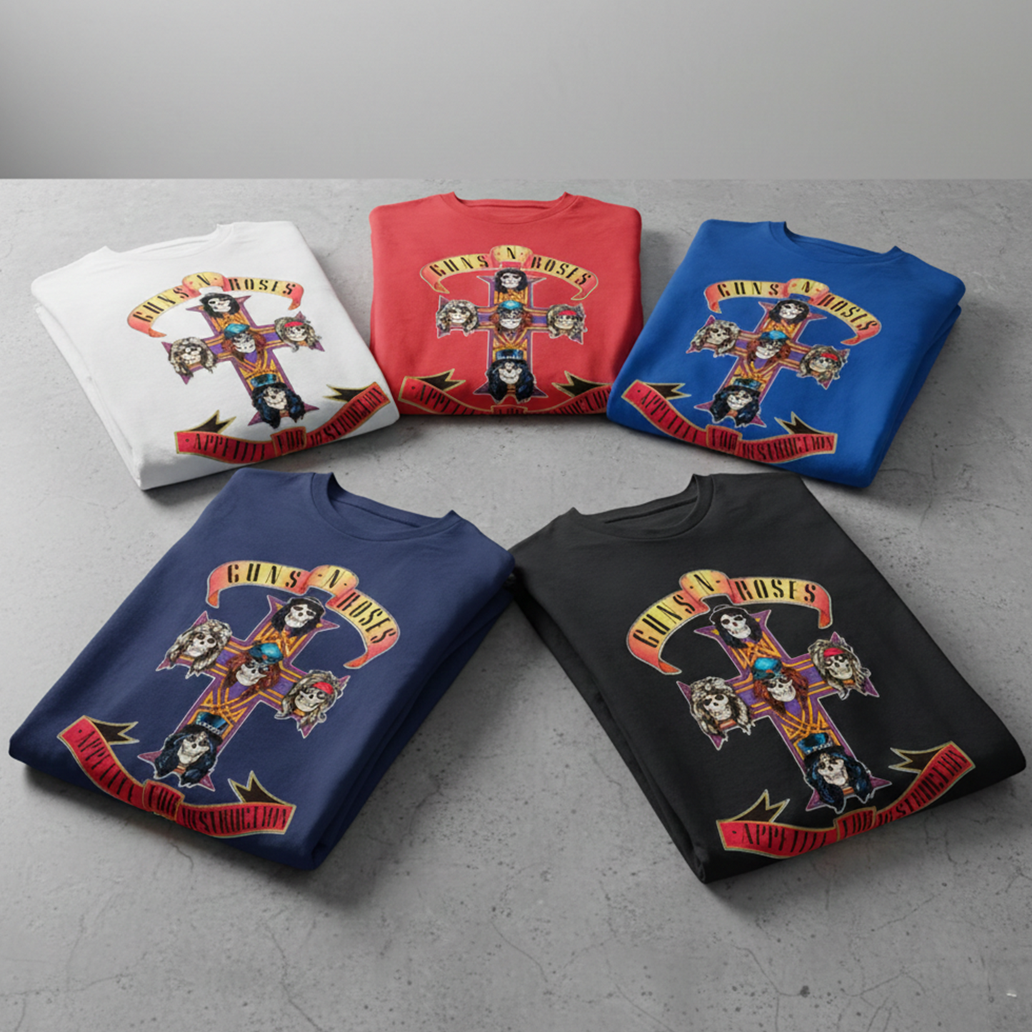 Camiseta Algodon Guns N Roses Art Plus