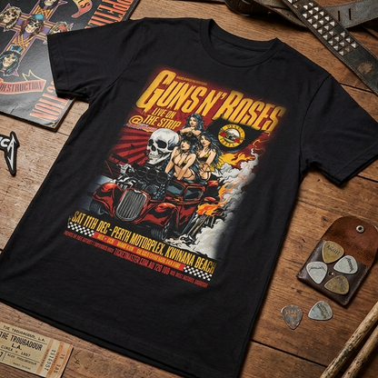 Camiseta Algodon Guns N Roses Motorplex Poster