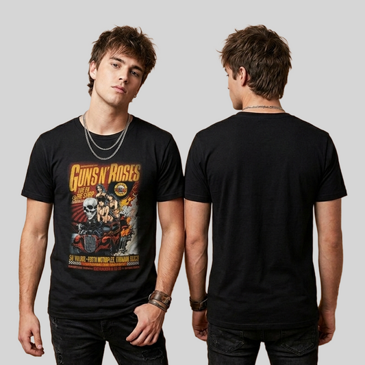 Camiseta Algodon Guns N Roses Motorplex Poster