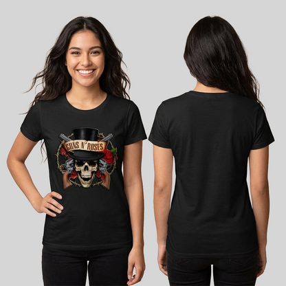Camiseta Algodón Guns N' Roses Rock Style