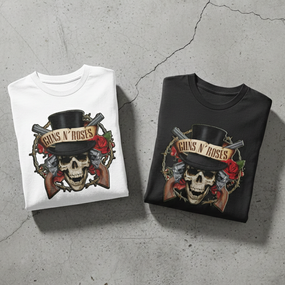 Camiseta en algodón Guns And Roses