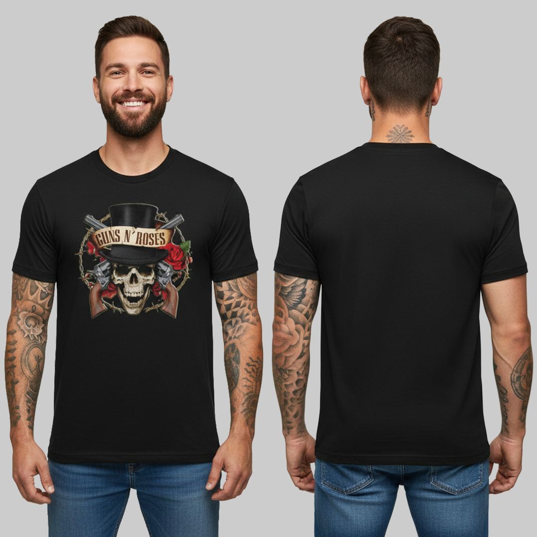 Camiseta en algodón Guns And Roses