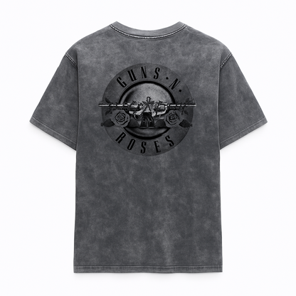 Camiseta Prelavada Algodon Desgaste Guns and Roses