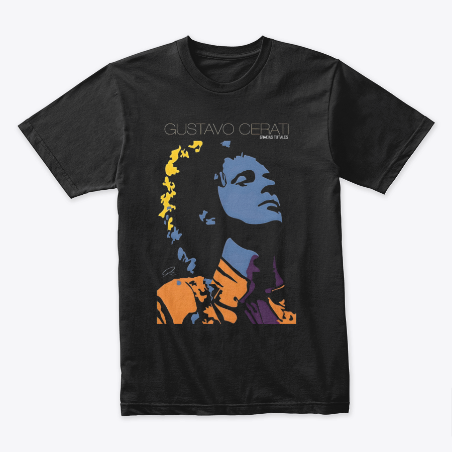 Camiseta Algodón Soda Stereo Cerati Multicolor