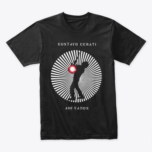 Camiseta Algodón Soda Stereo Cerati Ahí Vamos