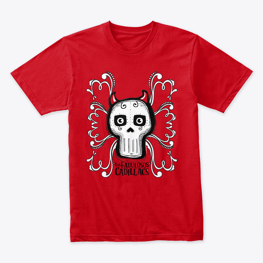 Camiseta Algodon Fabulosos Cadillacs Skull Face