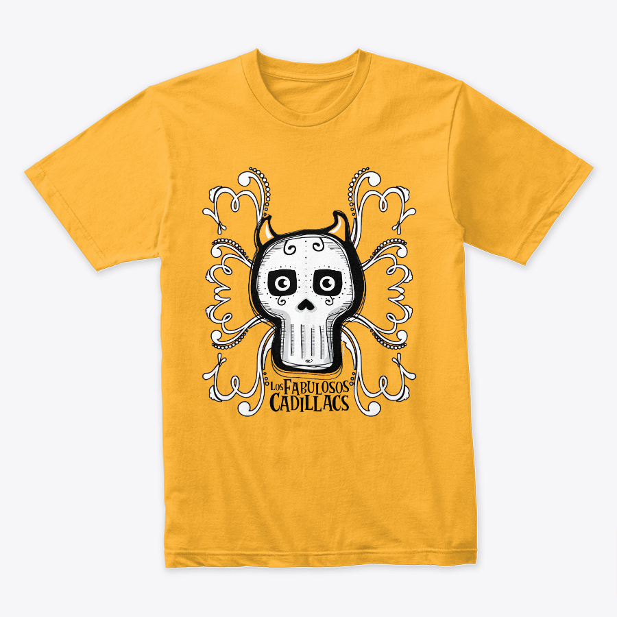 Camiseta Algodon Fabulosos Cadillacs Skull Face