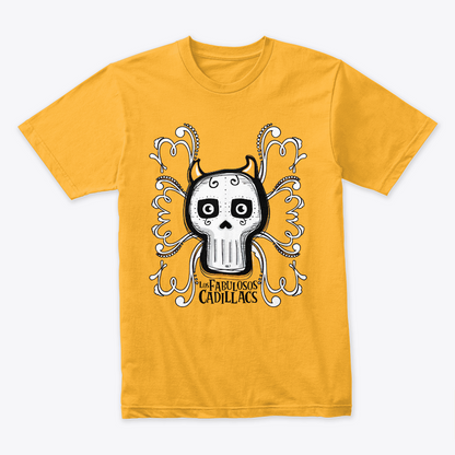 Camiseta Algodon Fabulosos Cadillacs Skull Face
