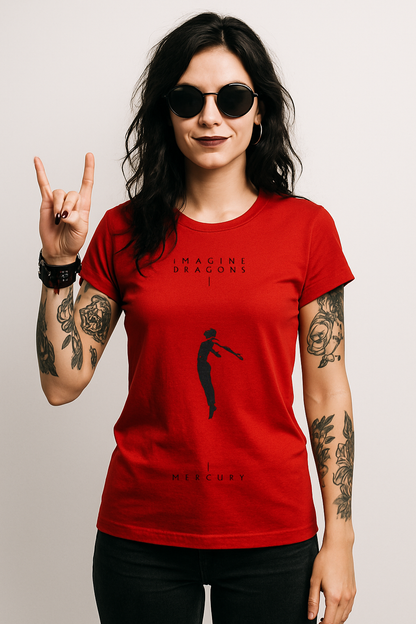 Camiseta Algodon Imagine Dragons Mercury Mujer