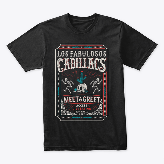 Camiseta Algodon Fabulosos Cadillacs Poster