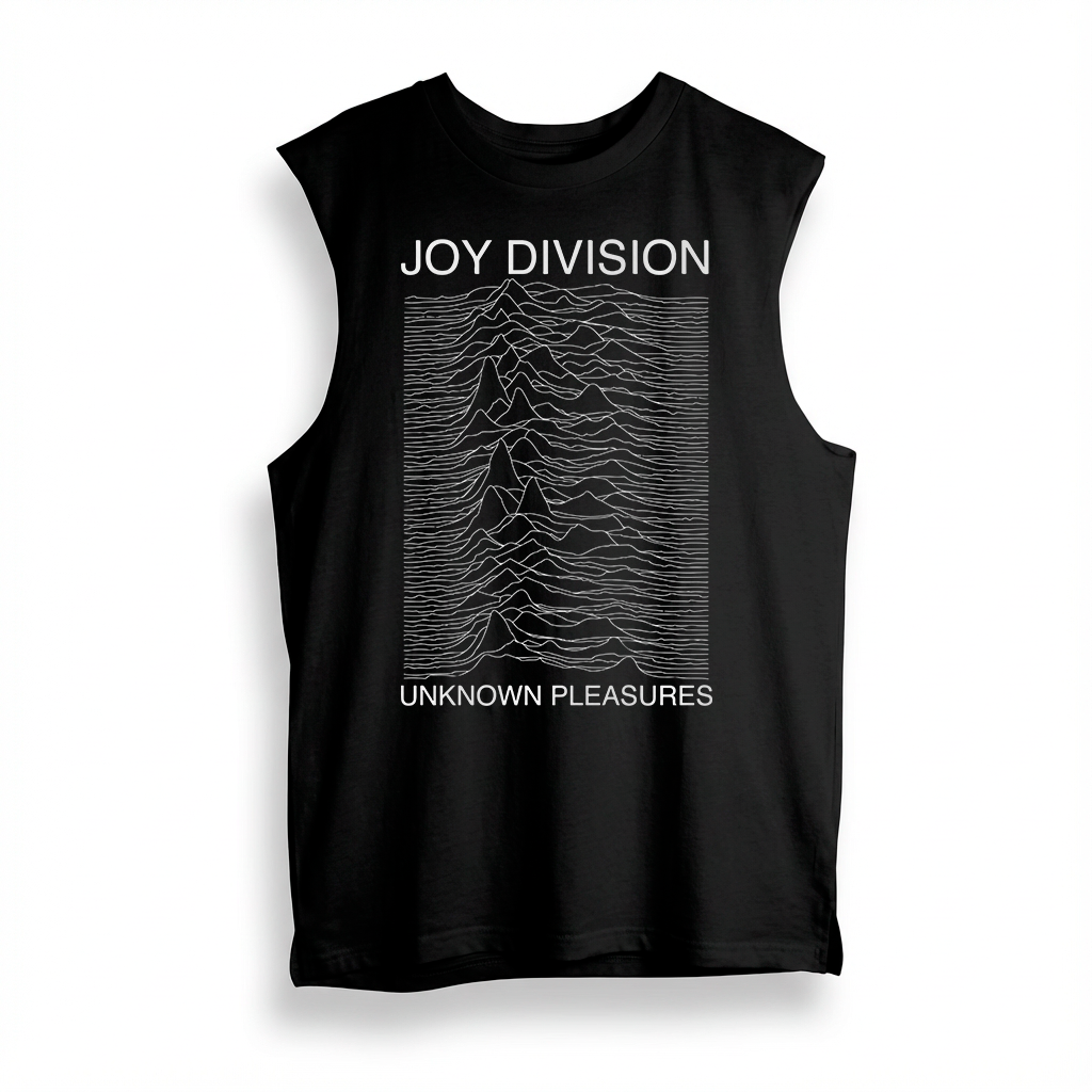 Esqueleto Manga Sisa Joy Division Unknow Pleasures Cover