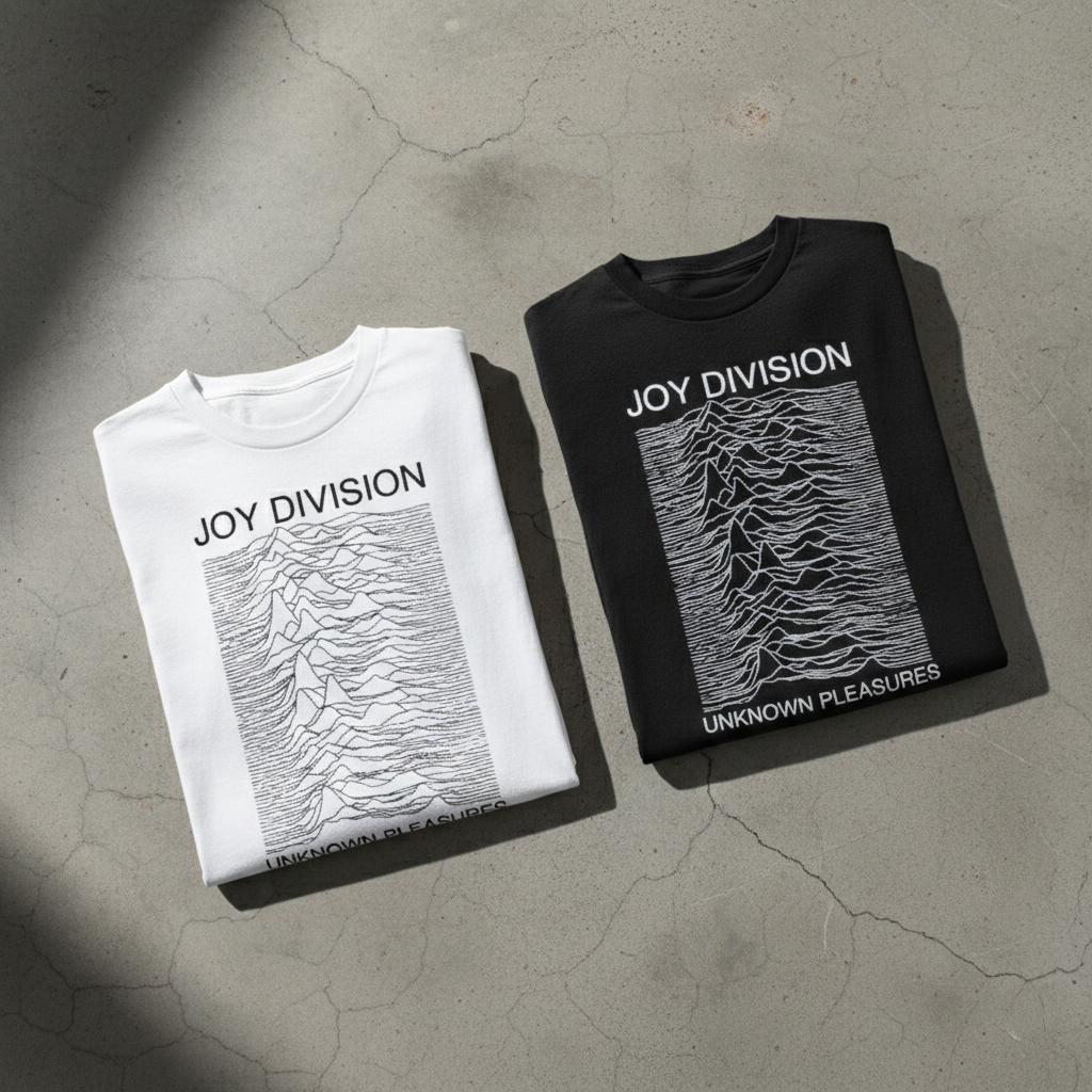 Camiseta Algodon Joy Division Unknow Pleasures Cover