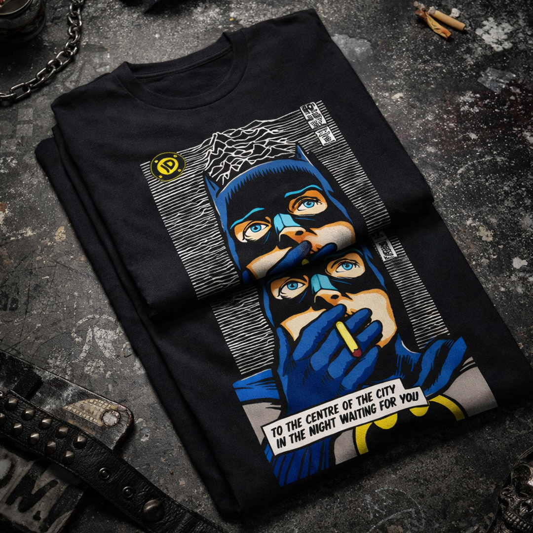 Camiseta Algodon Joy Division Batman Poster