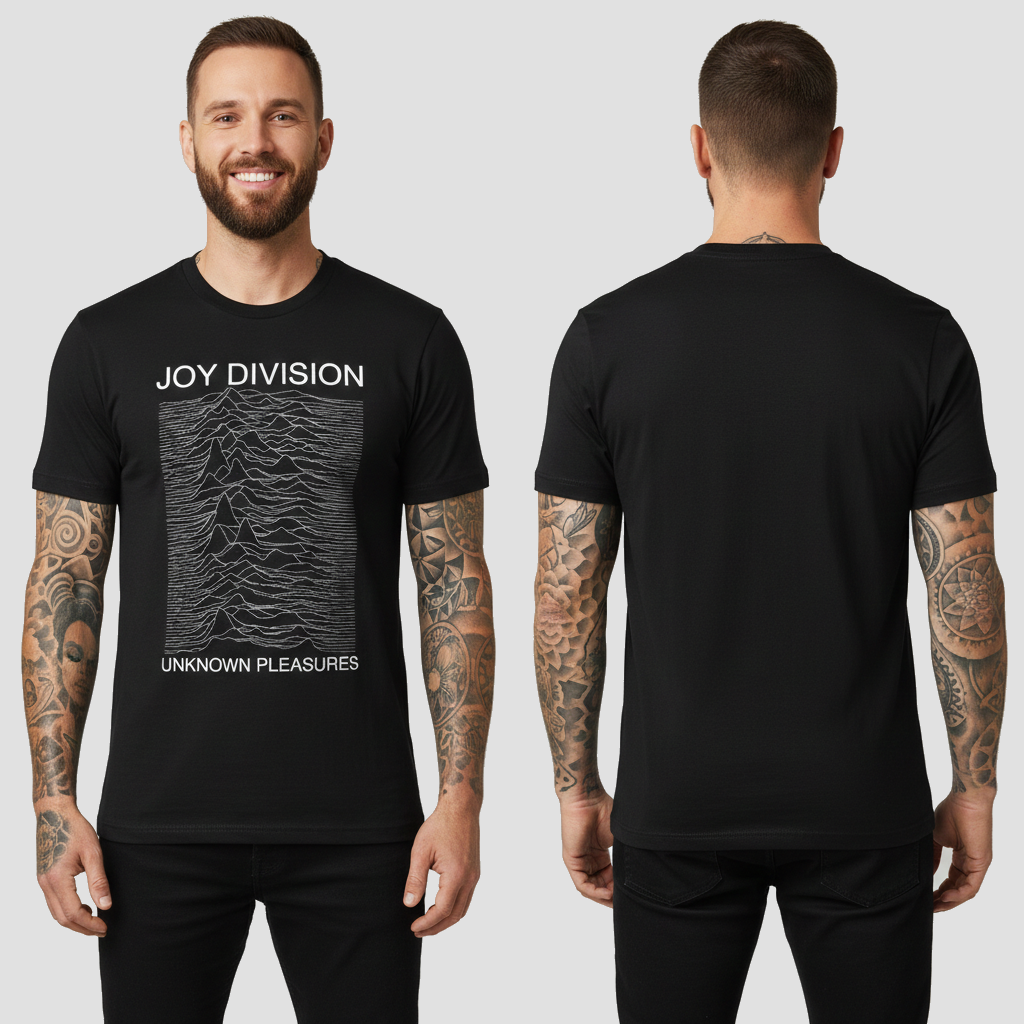 Camiseta Algodon Joy Division Unknow Pleasures Cover