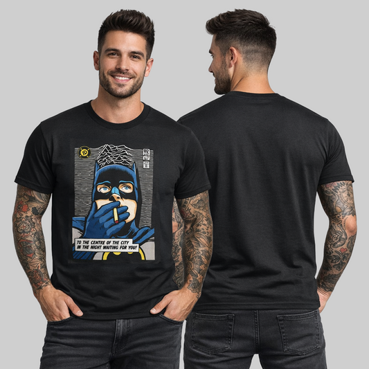 Camiseta Algodon Joy Division Batman Poster