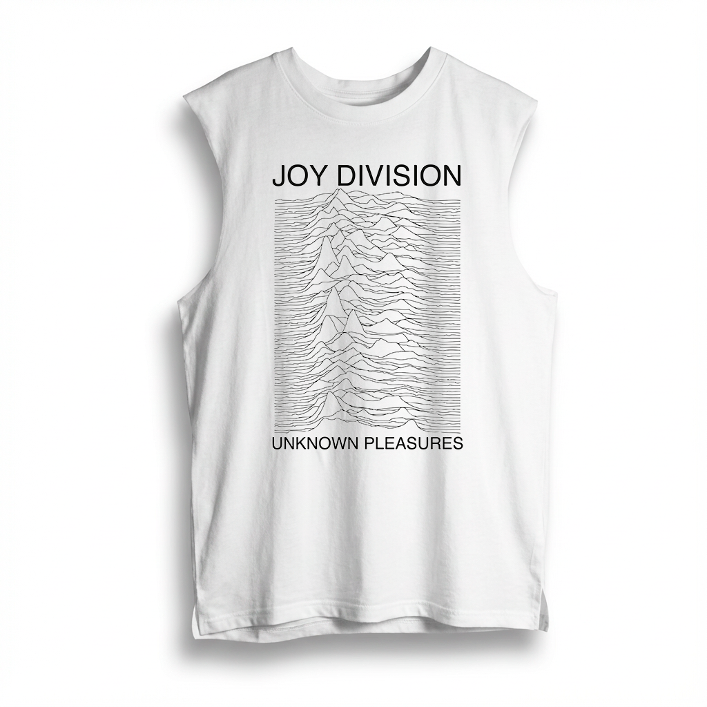 Esqueleto Manga Sisa Joy Division Unknow Pleasures Cover