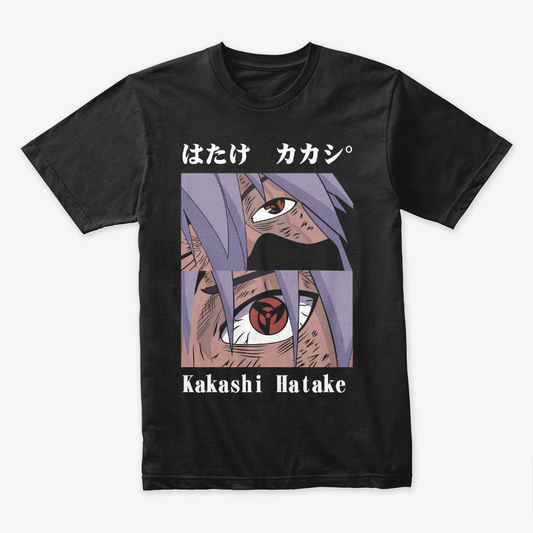 Camiseta Algodon Kakashi Sharingan Poster