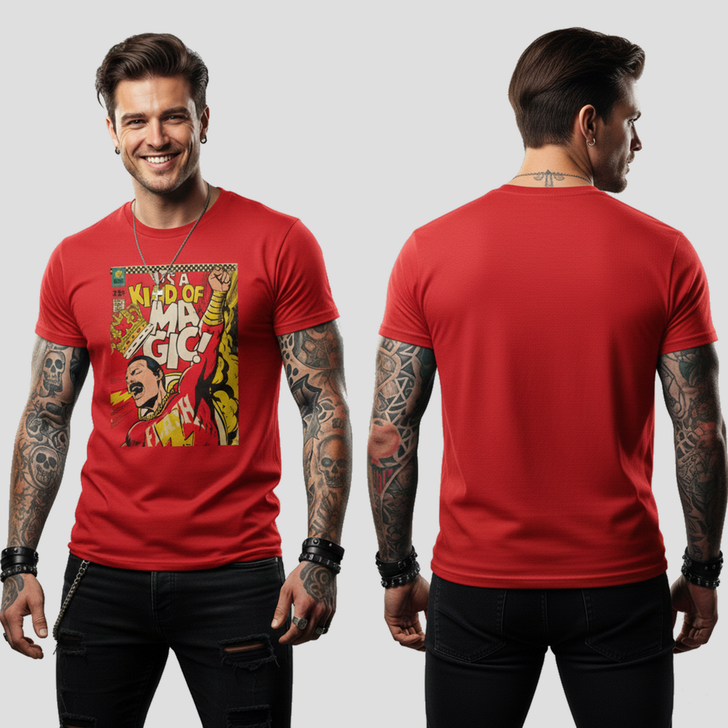 Camiseta Algodon Queen Kind of magic Art