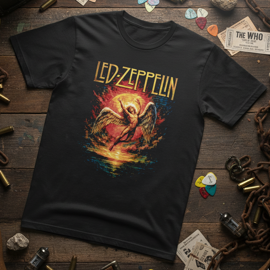Camiseta Algodon Led Zeppelin Ar 1