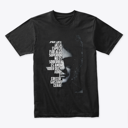 Camiseta Algodón Soda Stereo Frase Cerati