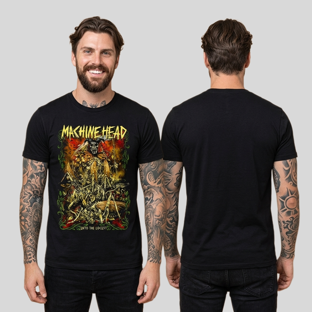 Camiseta Algodon Machine Head Unto The Locust