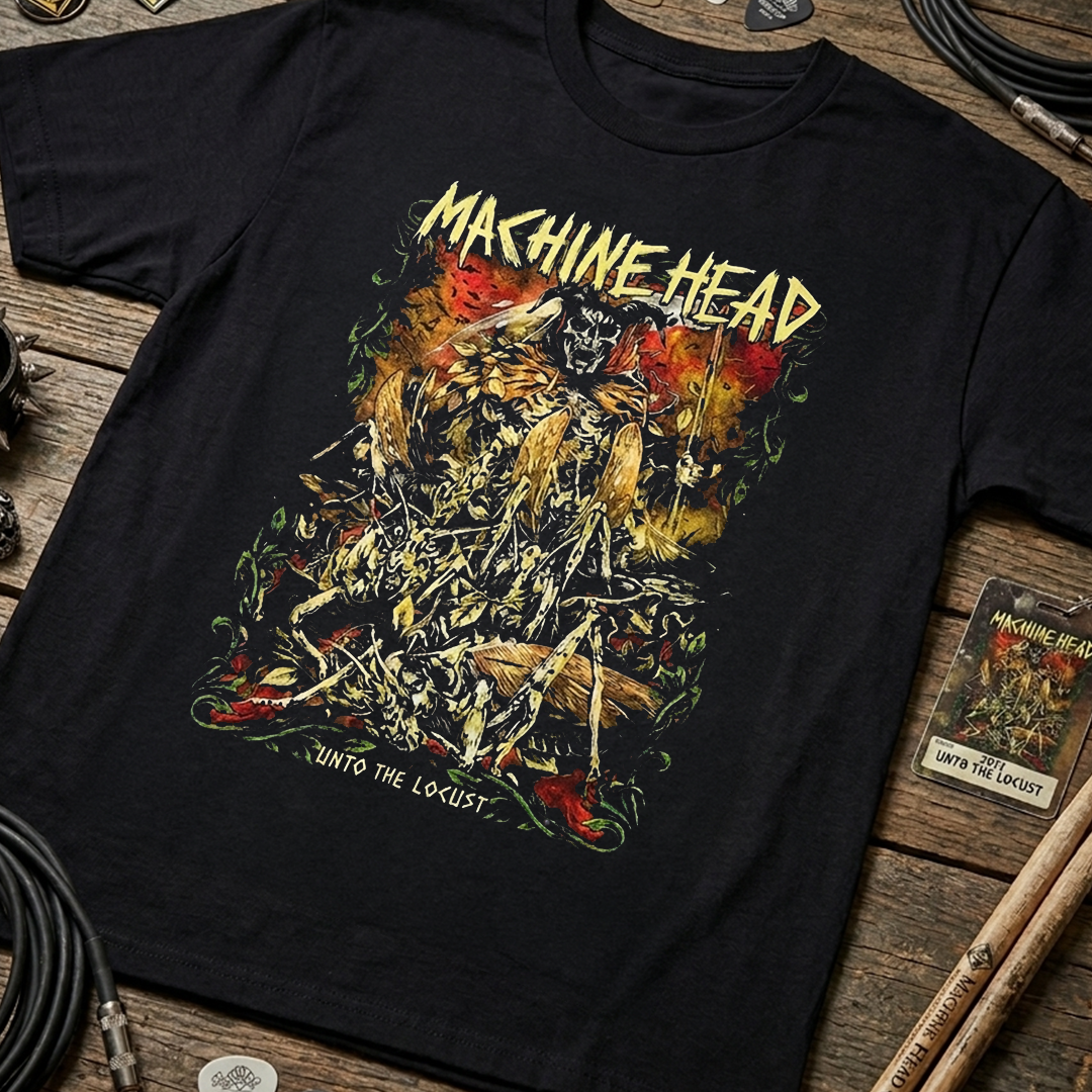 Camiseta Algodon Machine Head Unto The Locust