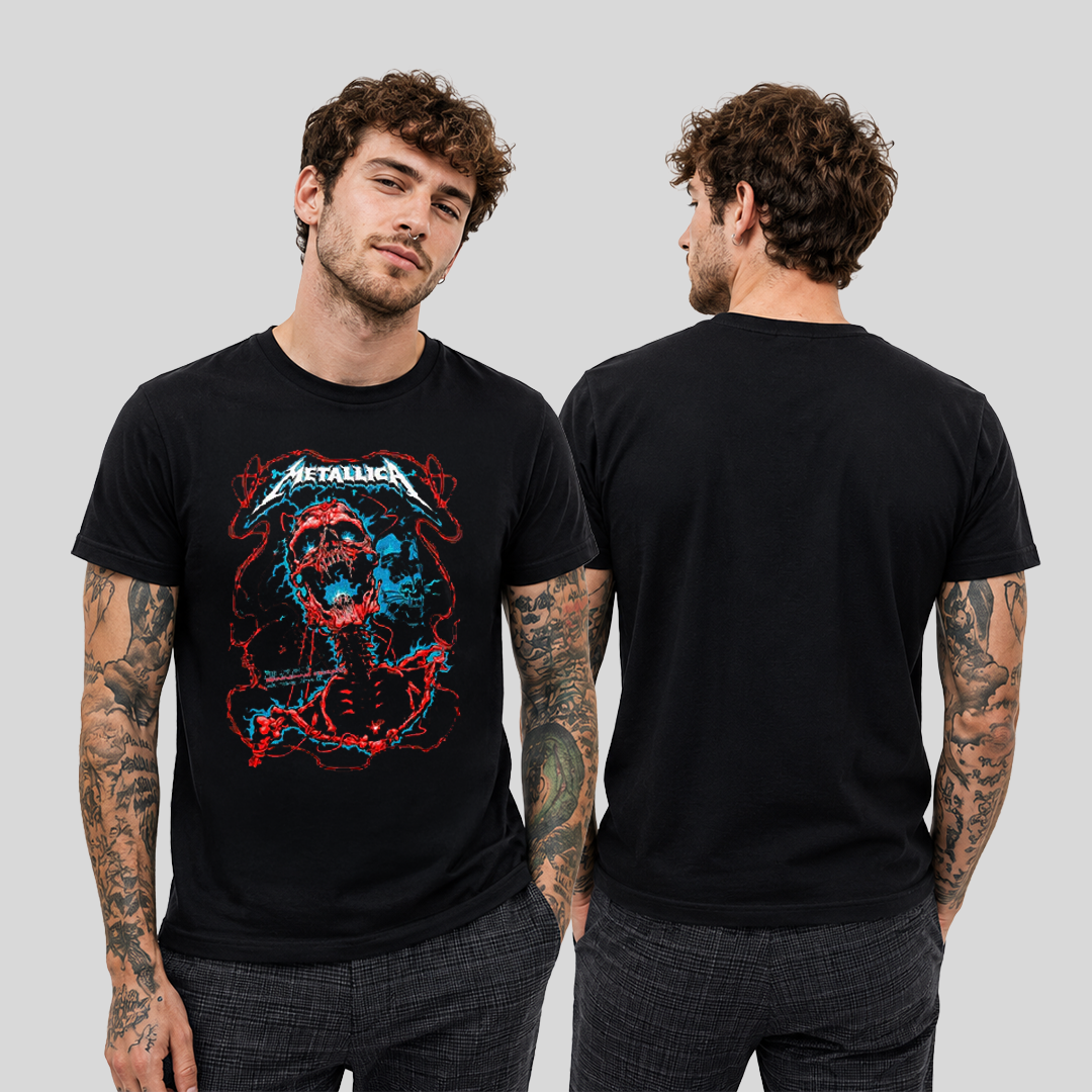 Camiseta Algodon Metallica Birmingham Style