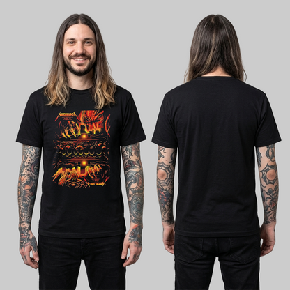 Camiseta Algodon Metallica Austin Postes 2018